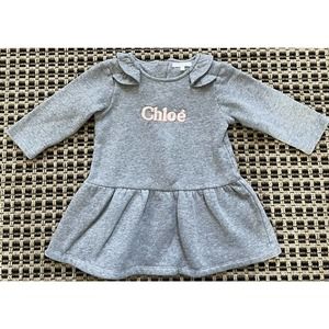 Chloe Baby Girl Sweater Dress - Size 12m